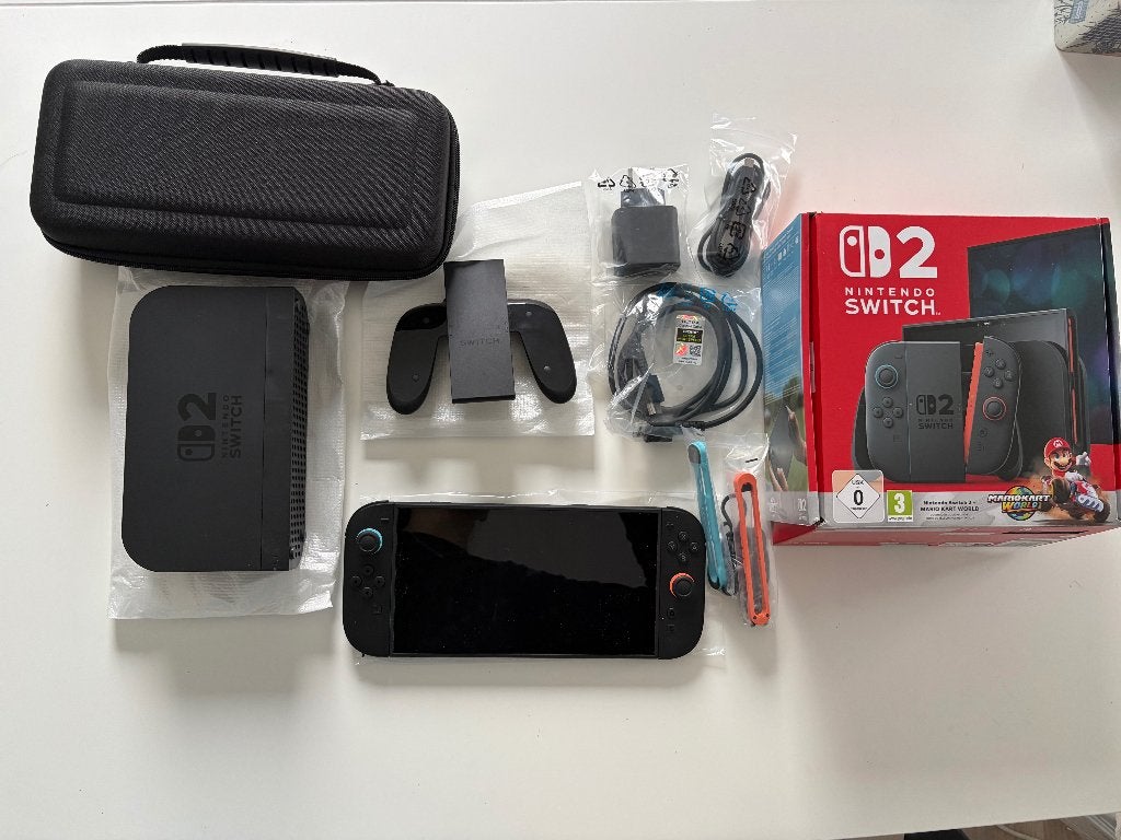 Nintendo Switch 2, Games en Spelcomputers, Ophalen, Nieuw, Met 2 controllers, Met games