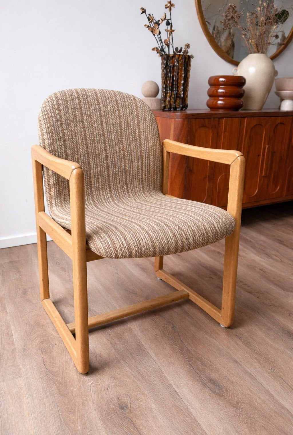 4 deense vintage stoelen, Huis en Inrichting, Ophalen