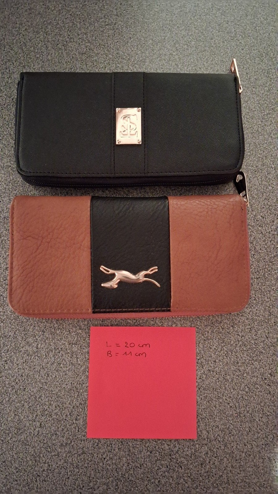 2 nouveaux portefeuilles avec de nombreux emplacements, Bijoux, Sacs & Beauté, Enlèvement ou Envoi, Neuf, Brun, Autres marques
