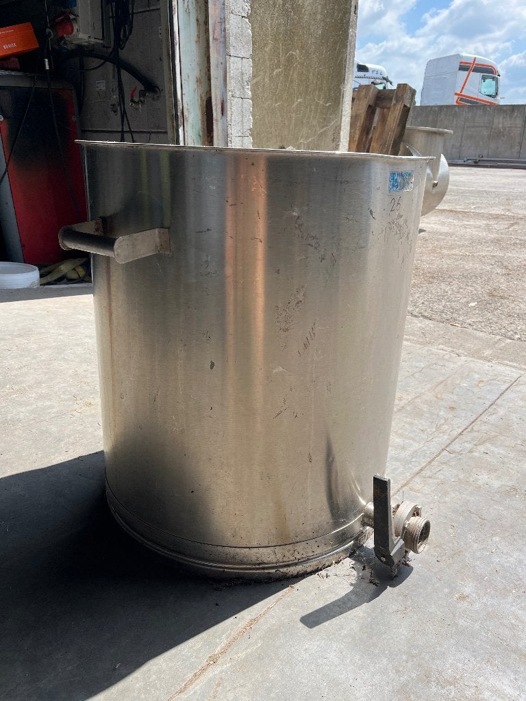 Réservoir en inox, Enlèvement