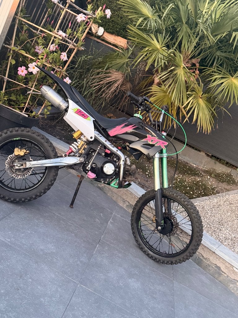 ️ Dirt Bike 125 – 2020. + Moteur 150cc neuf  500 €, Vélos & Vélomoteurs, 125 cm³, Enlèvement, Utilisé, Frein à disque