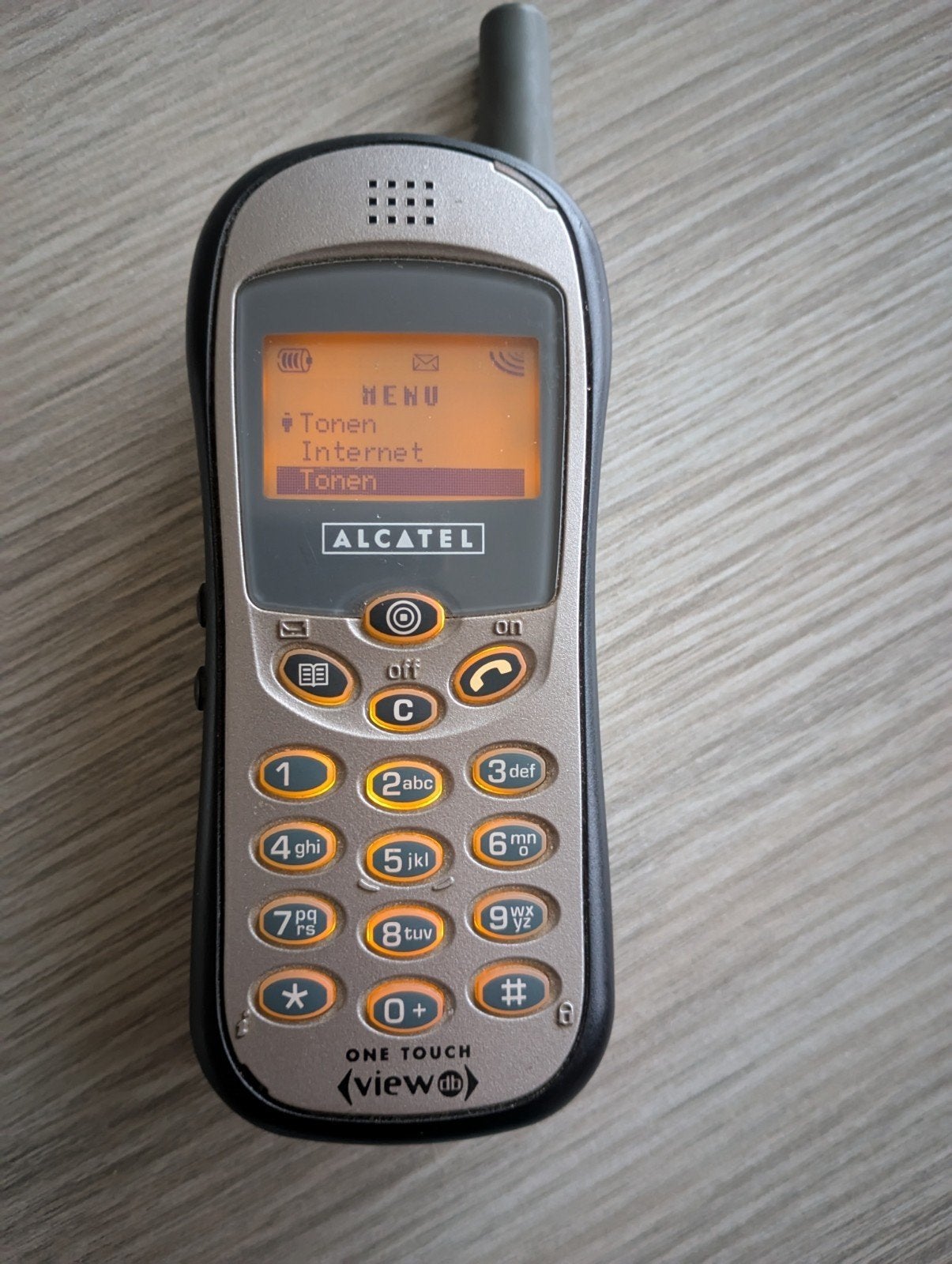 Alcatel One Touch View DB @ retro mobiele telefoon, Ophalen of Verzenden