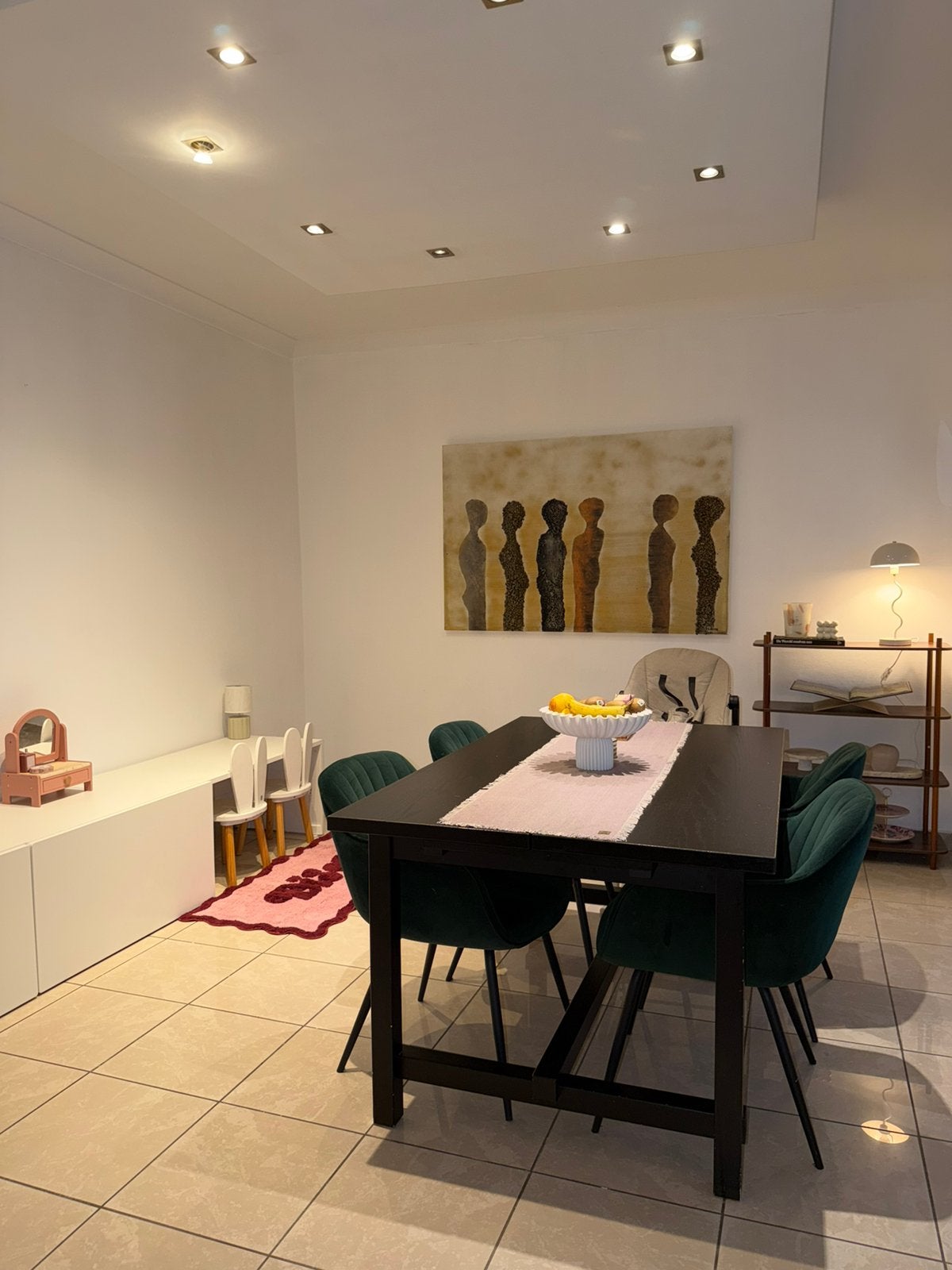 Eettafel incl stoelen te koop., Ophalen, Zo goed als nieuw