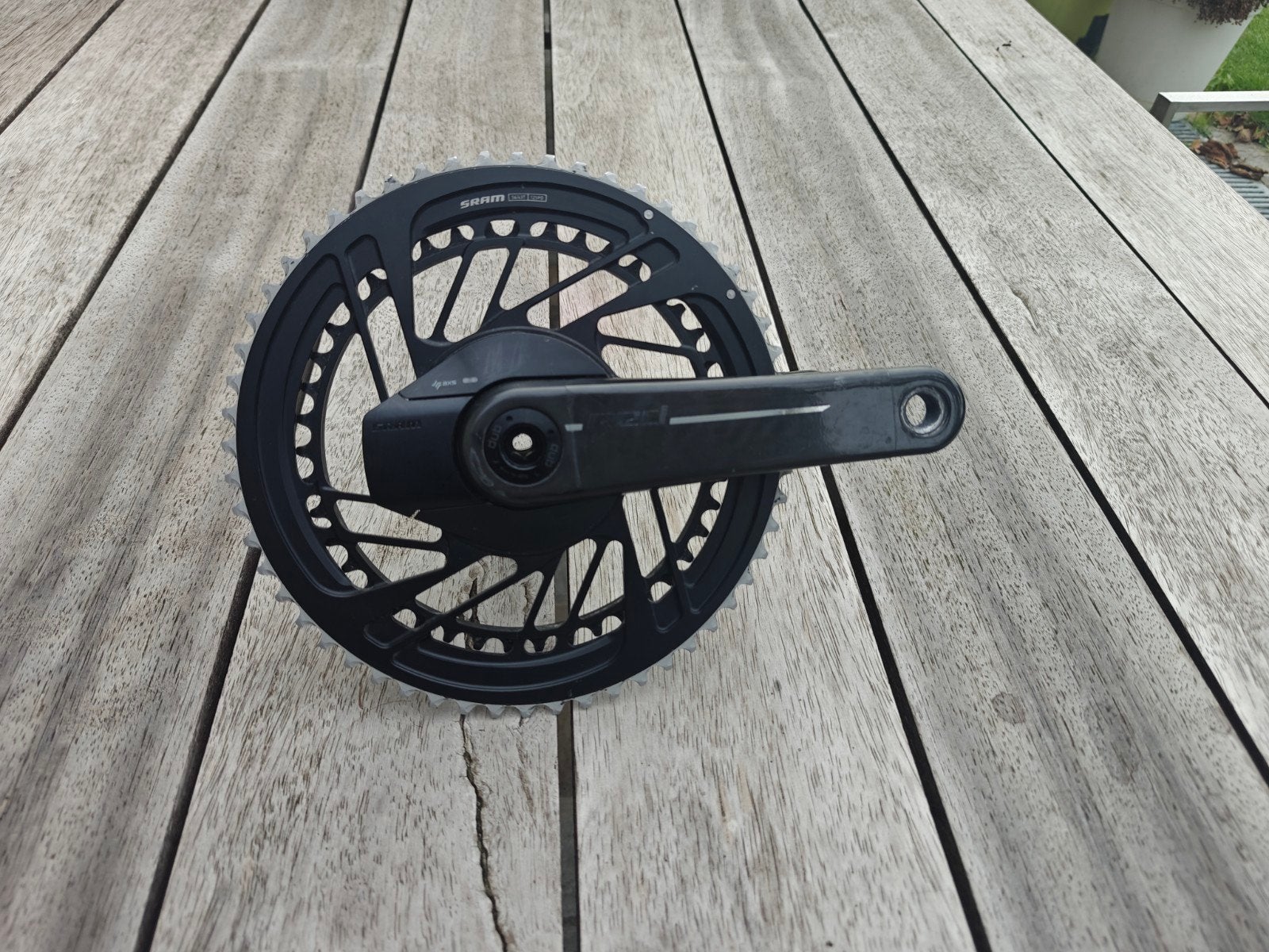 SRAM red E1 crankset powermeter 56/43. 160mm, Ophalen of Verzenden, Zo goed als nieuw, Crankstel of Pedalen, Carbon