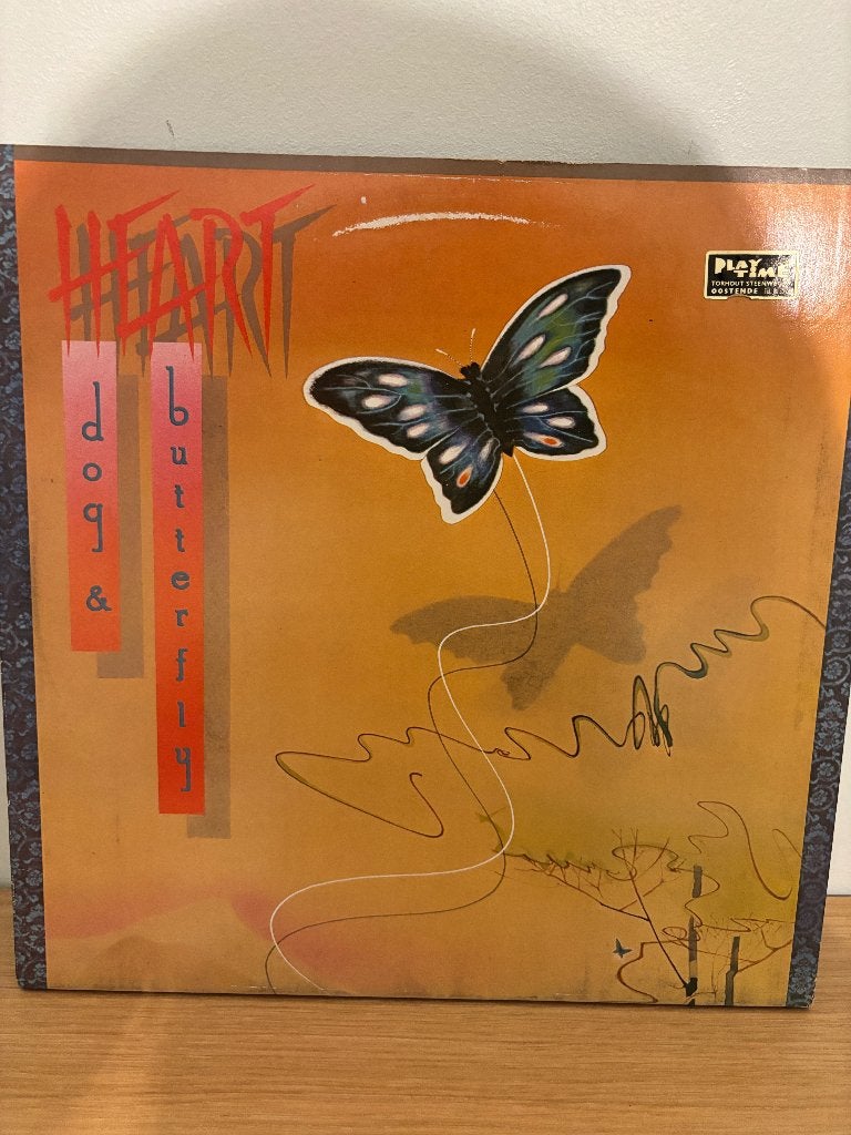 Lp - Coeur - chien et papillon, Avec pochette intérieure, Enlèvement ou Envoi, Utilisé, 12 pouces