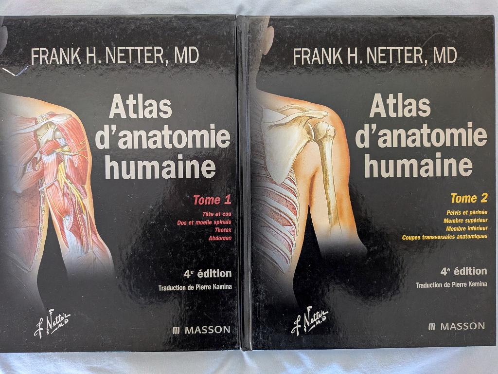Atlas d’anatomie humaine de Frank H. Netter (Ed.4, 2 tomes), Livres, Enlèvement, Neuf, Frank H. Netter