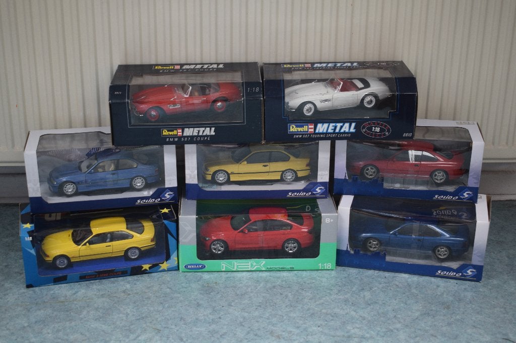 lot 8 miniatures automobile BMW 1:18 neuf brocante, Enlèvement, Neuf, Burago