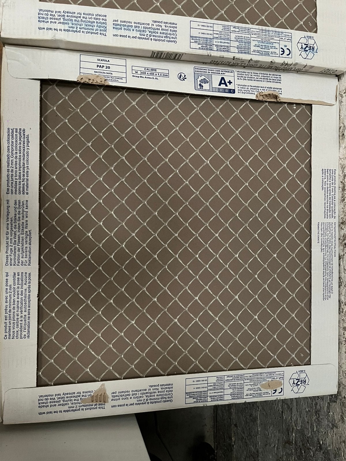 Carrelage, Enlèvement, Comme neuf