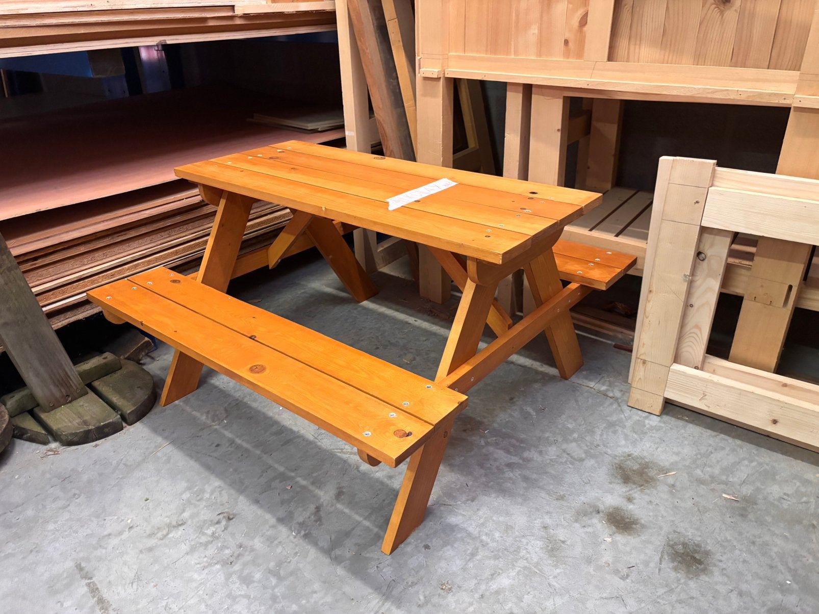 Mooie picknicktafel, Tuin en Terras, Ophalen of Verzenden, Zo goed als nieuw