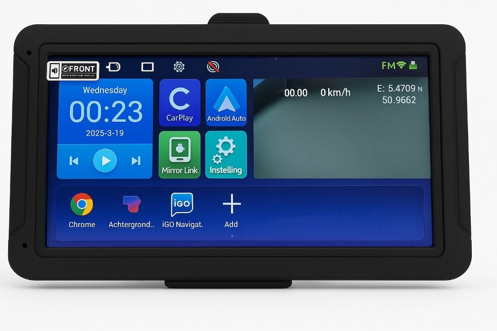 7 inch Apple Carplay-Android Auto DASHCAM Caravan, Auto GPS., Caravans en Kamperen, Info@drktech.be, Oosterwennel 35 Genk, Nieuw