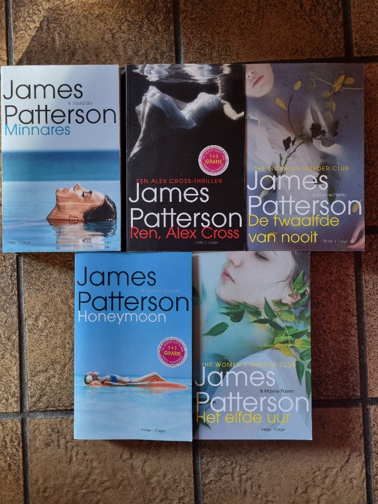 Boek : James Patterson : lot van 5 stuks, Ophalen of Verzenden, Gelezen, James Patterson