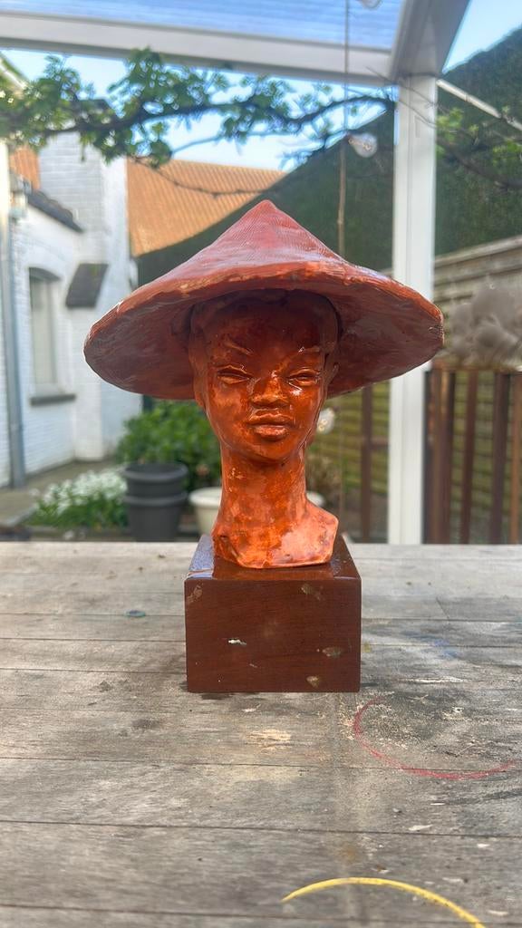 Paul serté dame met hoed, Tuin en Terras, Ophalen, Zo goed als nieuw