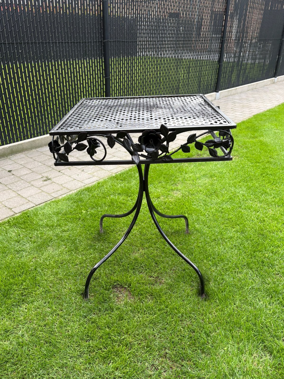 Zwart smeedwerk tafel, Ophalen, Zo goed als nieuw