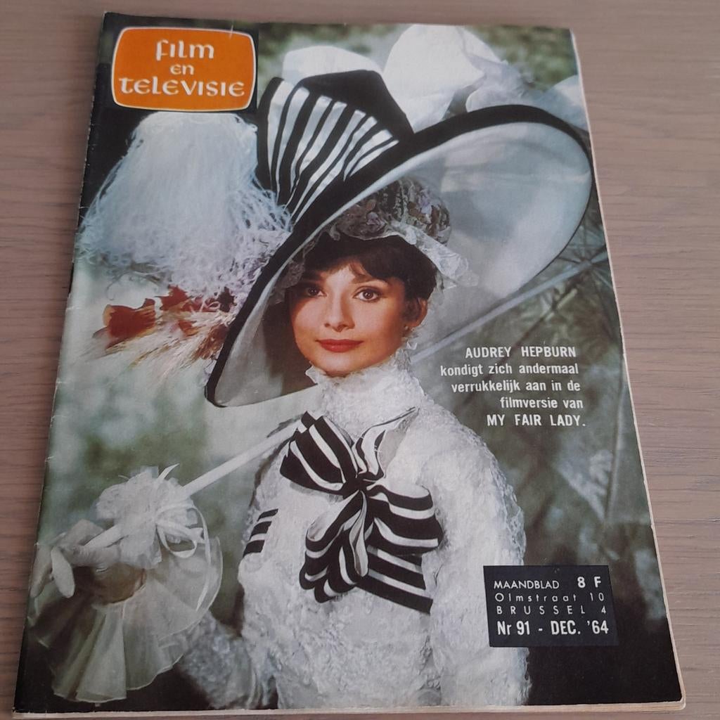Oud Maandblad Film en televisie - Nr 91  Dec. '64., Ophalen of Verzenden, Tijdschrift