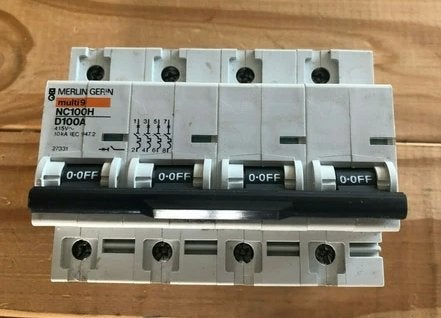 Automaat - Automatische Zekering 100A D-curve 4P, Ophalen of Verzenden, Zo goed als nieuw