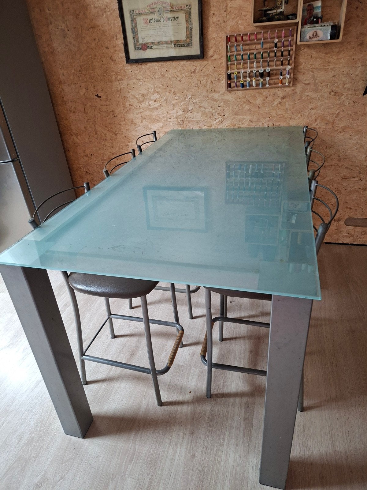 Tafel+ 6 stoelen, Huis en Inrichting, Ophalen