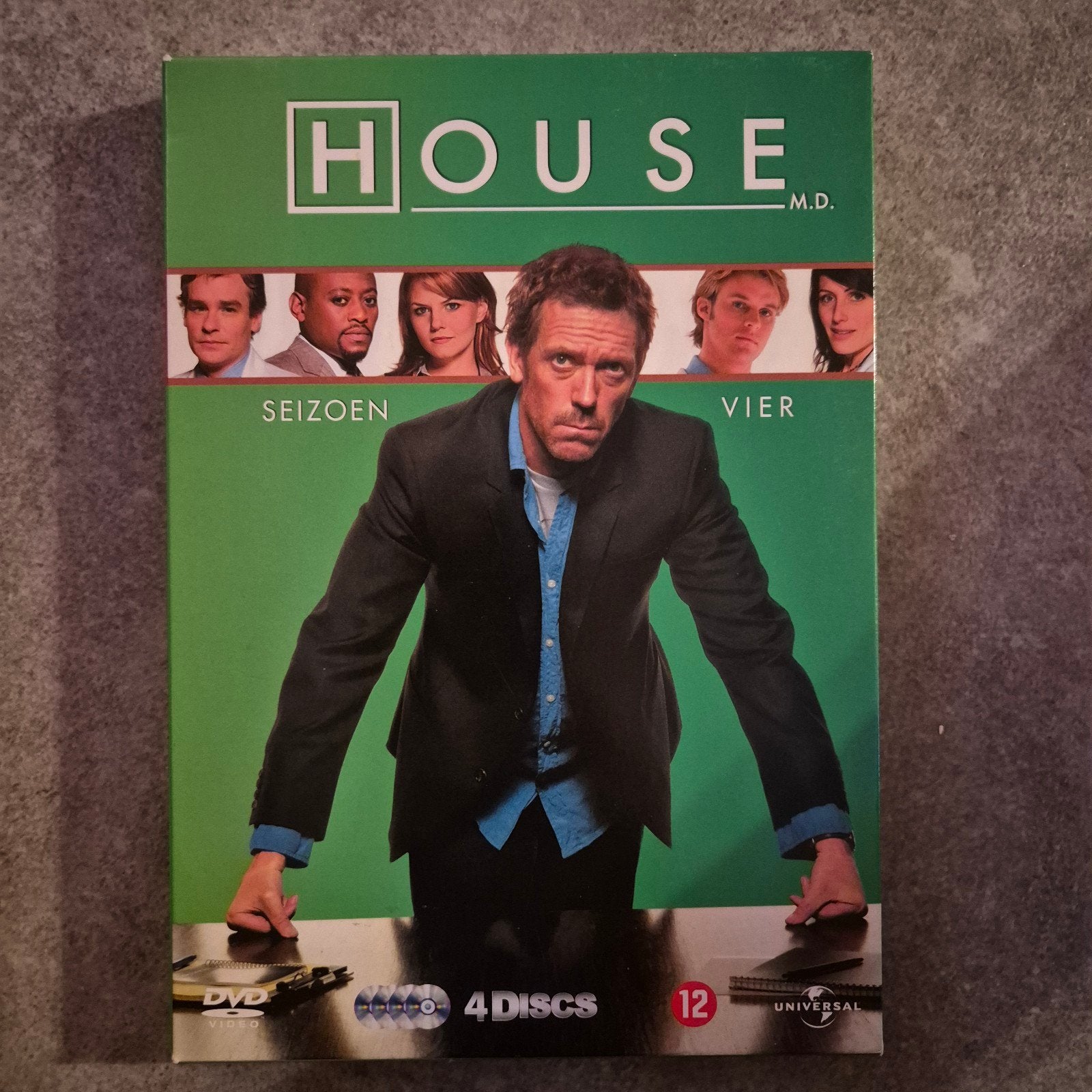 4 delige dvd box House m.d. seizoen 4, Cd's en Dvd's, Vanaf 12 jaar, Ophalen of Verzenden, Zo goed als nieuw
