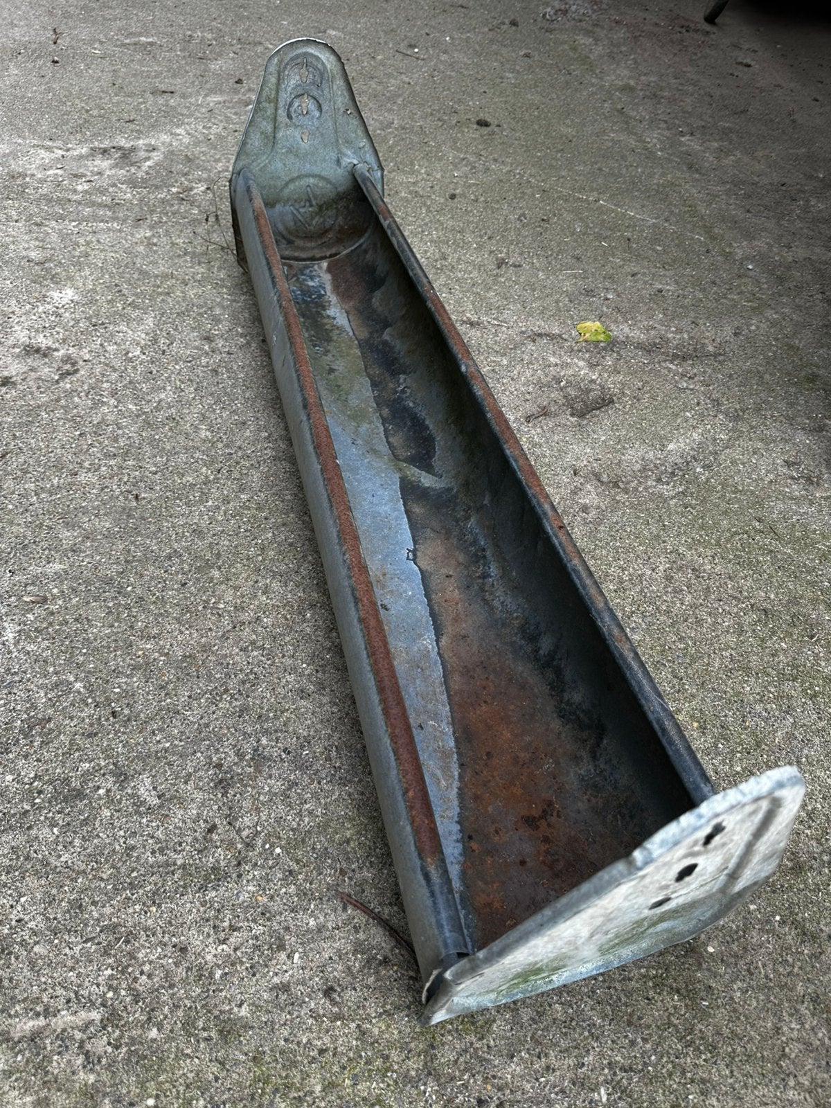 Grote Kippen voederbak in galvanise, Dieren en Toebehoren