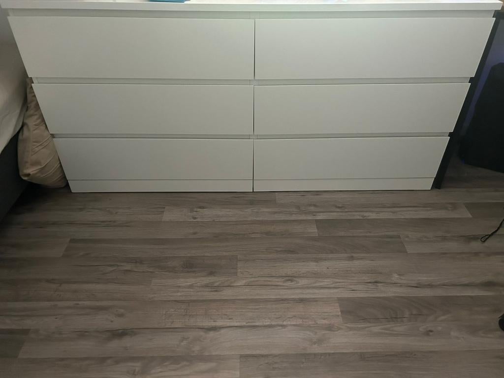 Commode Ikea Malm 6 tiroirs très bon état, Enlèvement
