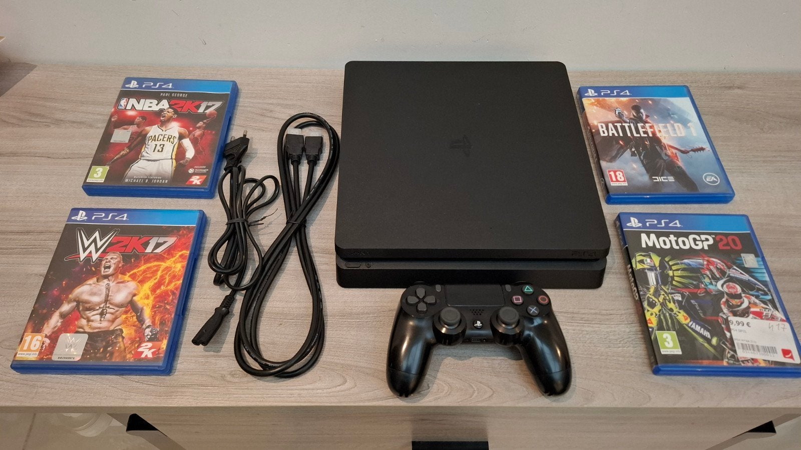 PlayStation 4 slim in zeer goede staat met games, Games en Spelcomputers, Spelcomputers | Sony PlayStation 4, Ophalen of Verzenden