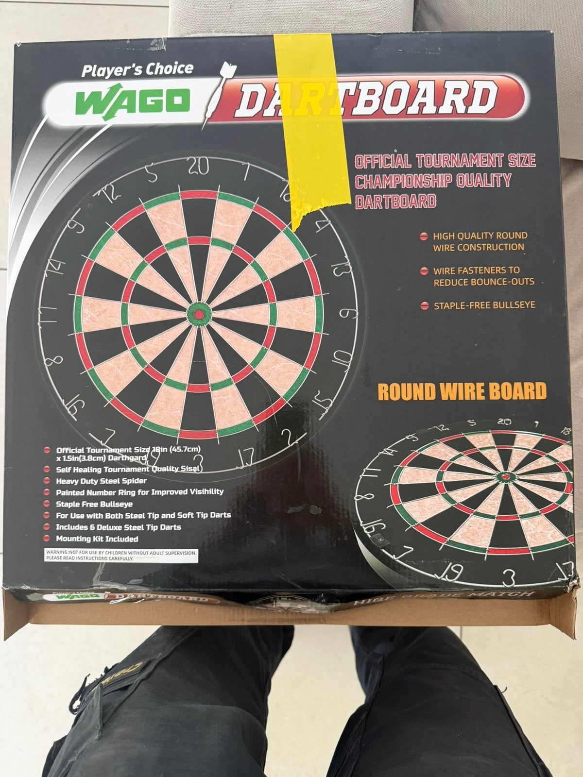 Dartsblok |zo goed als nieuw|, Sports & Fitness, Fléchettes, Enlèvement, Comme neuf, Cible de fléchettes avec fléchettes