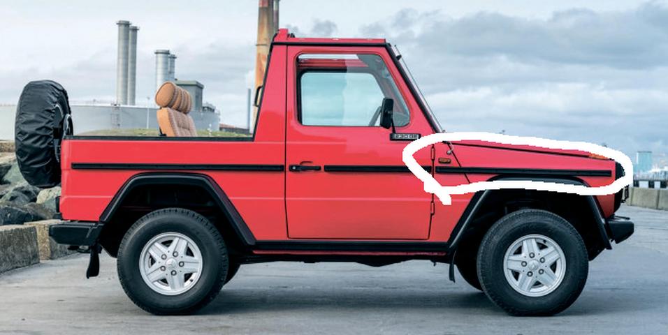 Mercedes Classe G W460 W461, Neuf, Garde-boue, Enlèvement, Avant