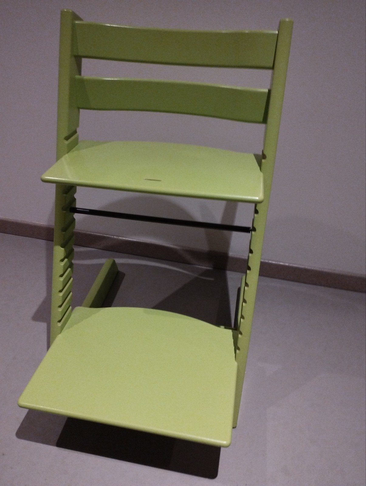 Stokke Tripp trapp stoel groen, Kinderen en Baby's, Ophalen, Zo goed als nieuw, Meegroeistoel, Aanschuifbaar