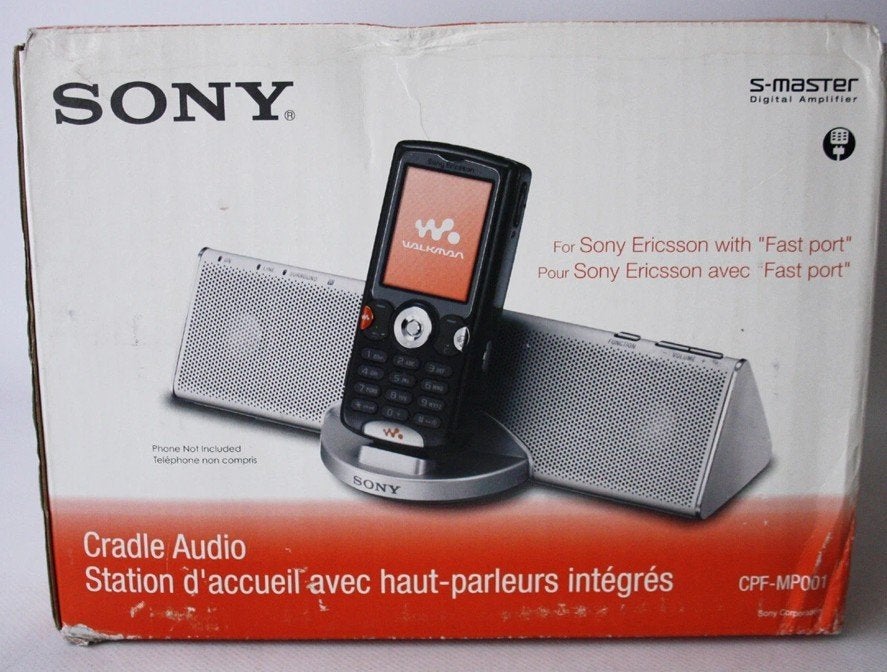 Kit audio pour berceau Sony Ericsson (CPF-MP001P), Moins de 60 watts, Utilisé, Sony, Télécommande