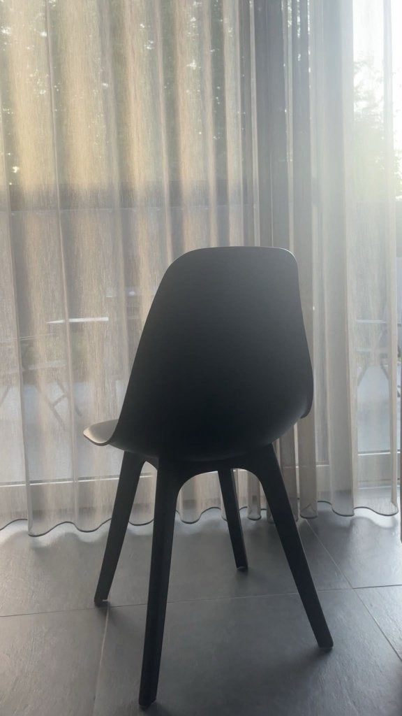 Stoelen, Huis en Inrichting, Stoelen, Ophalen, Zo goed als nieuw, Zwart, Kunststof