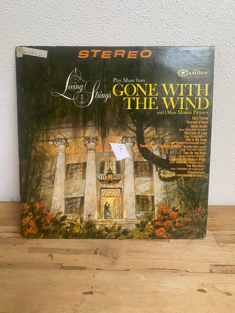 Vinyl stereo gone with the wind, Cd's en Dvd's, Ophalen, Zo goed als nieuw, 12 inch