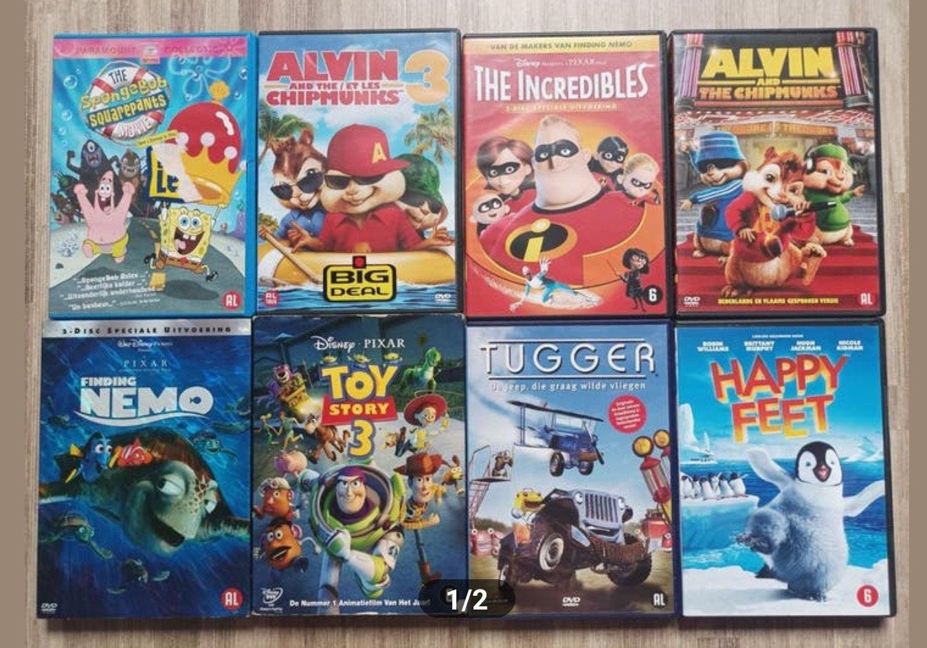 13 dvd's Disney Pixar Dreamworks, Ophalen of Verzenden