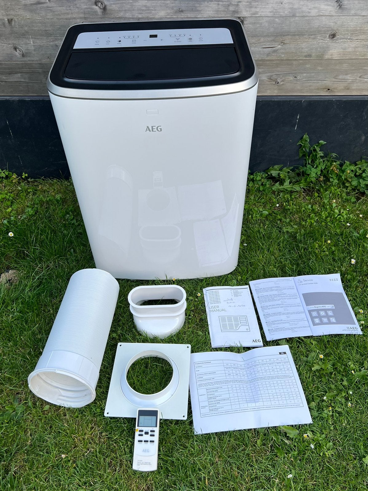 Mobiele airco AEG zo goed als nieuw!, Elektronische apparatuur, Ophalen, Koelen en Ontvochtigen, Timer, 3 snelheden of meer