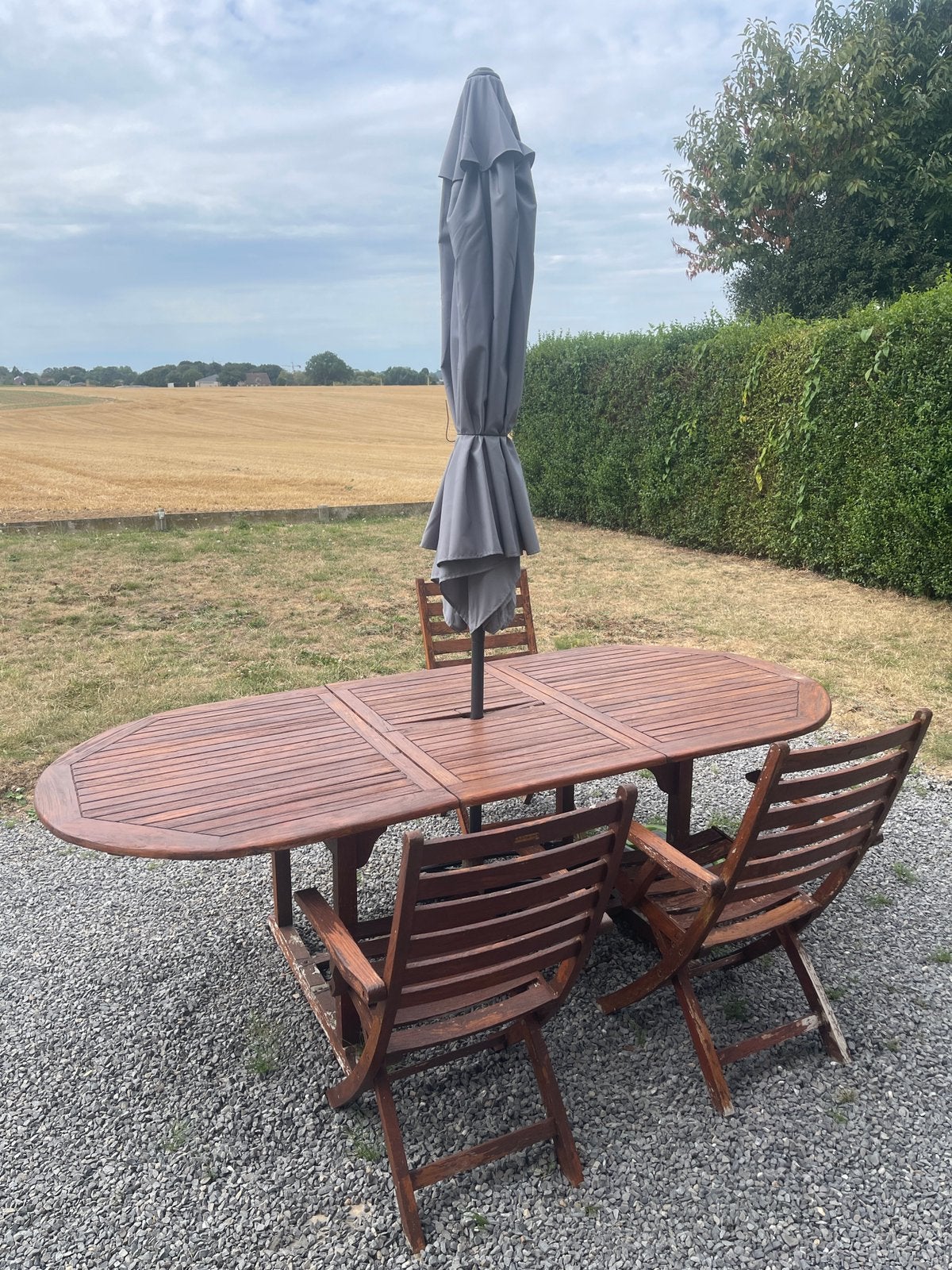 Parasol de table, Enlèvement, Comme neuf