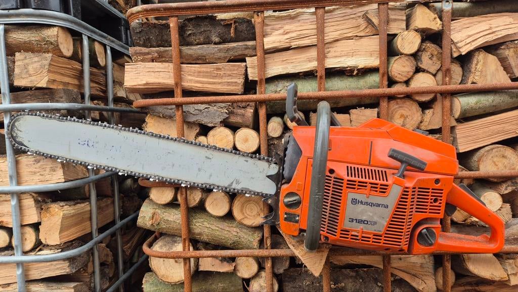 Husqvarna 3120xp, Tuin en Terras, Brandhout, Ophalen