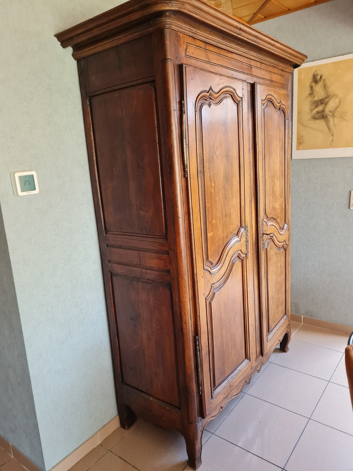 armoire de mariage ancienne 1830, Enlèvement
