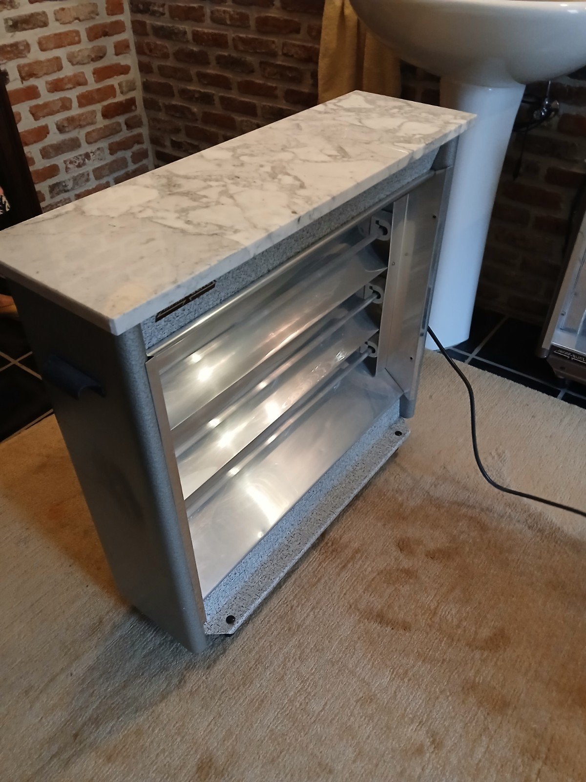 Elektrische kachel infra-blitz, Ophalen, 30 tot 80 cm, Gebruikt, Kachel