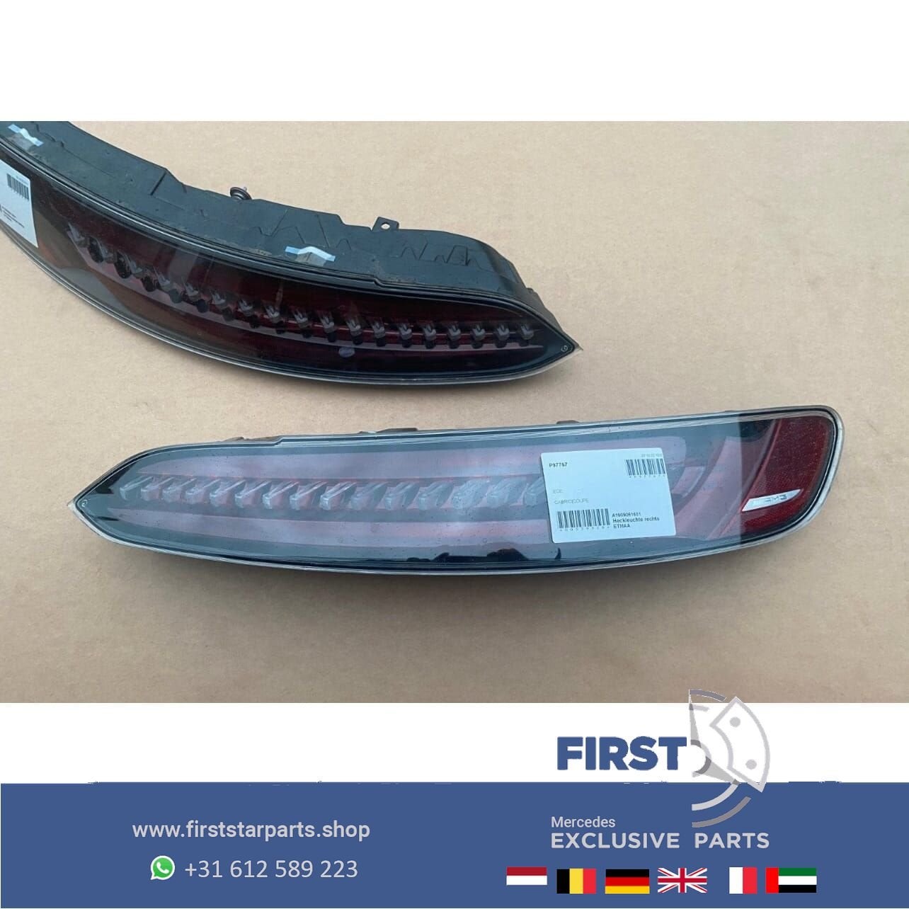 W190 C190 R190 GT GTR FACELIFT LED ACHTERLICHT LINKS of RECH, Gebruikt, -, Ophalen of Verzenden, -