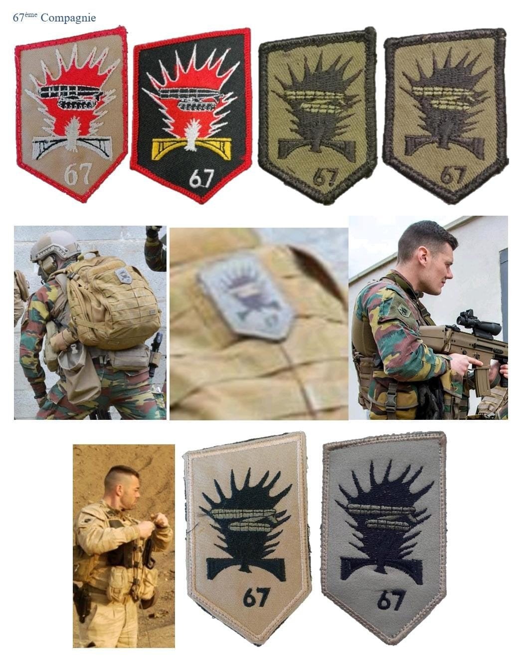 RECHERCHE - WANTED - Tout sur 67e compagnie de génie combat, Collections, Enlèvement