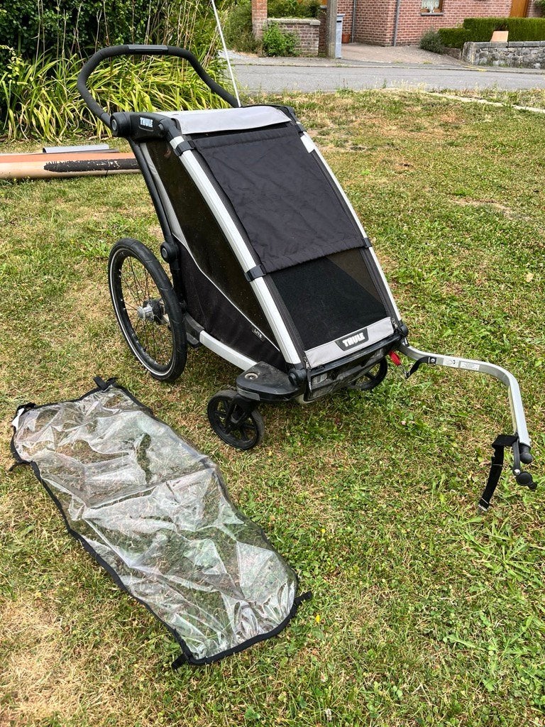 Thule Chariot Lite 1, Vélos & Vélomoteurs, 20 à 40 kg, Enlèvement, Utilisé, Suspension