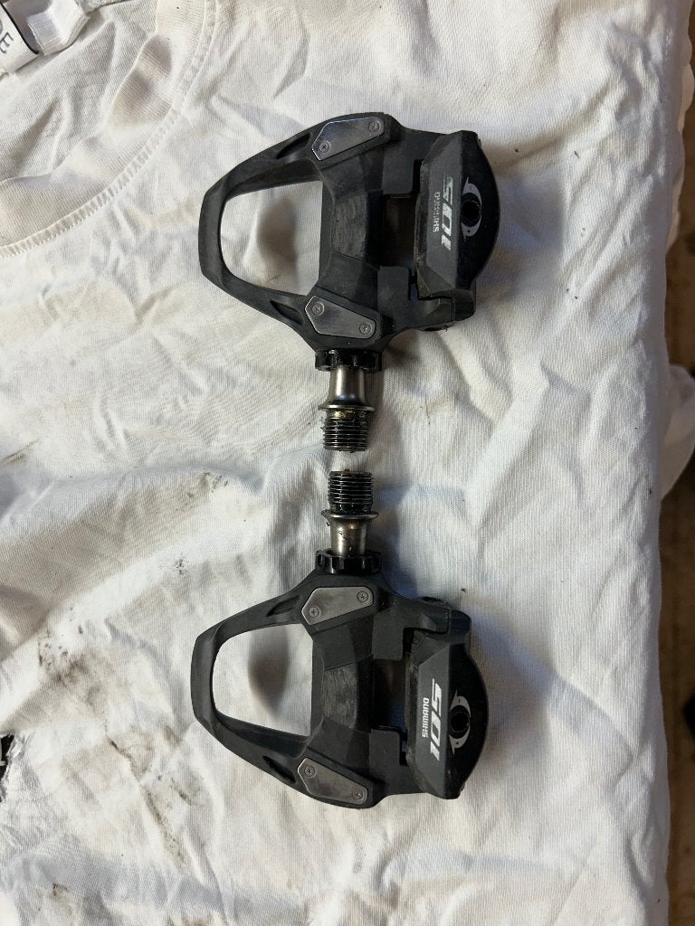 Klikpedalen shimano 105, Ophalen of Verzenden, Zo goed als nieuw, Racefiets