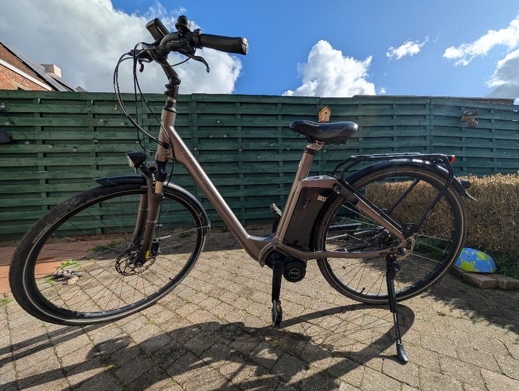 elektrische damesfiets Raleigh, Fietsen en Brommers, Gebruikt, 47 tot 50 cm, Versnellingen, Schijfrem