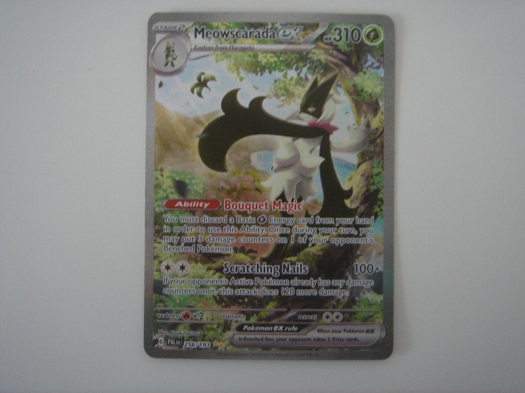Carte Pokémon Meowscarada, Enlèvement ou Envoi, Comme neuf, Autres types