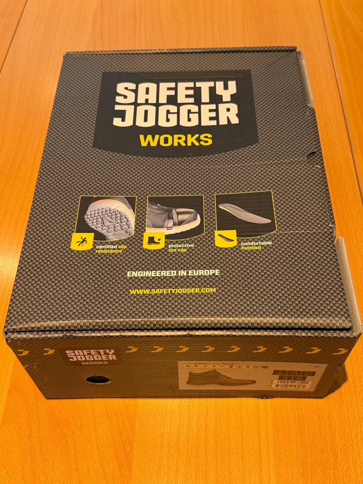 Veiligheidsschoen safety jogger Bestboy black maat 45, Enlèvement, Comme neuf