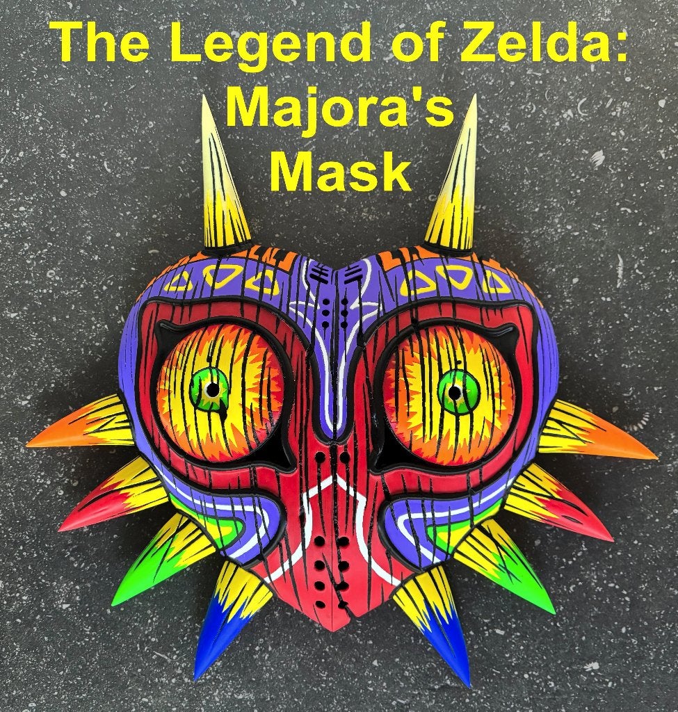 The Legend of Zelda - Majora's Mask 52x47cm, Antiquités & Art, Enlèvement ou Envoi, Masque, Fait main, Plastique
