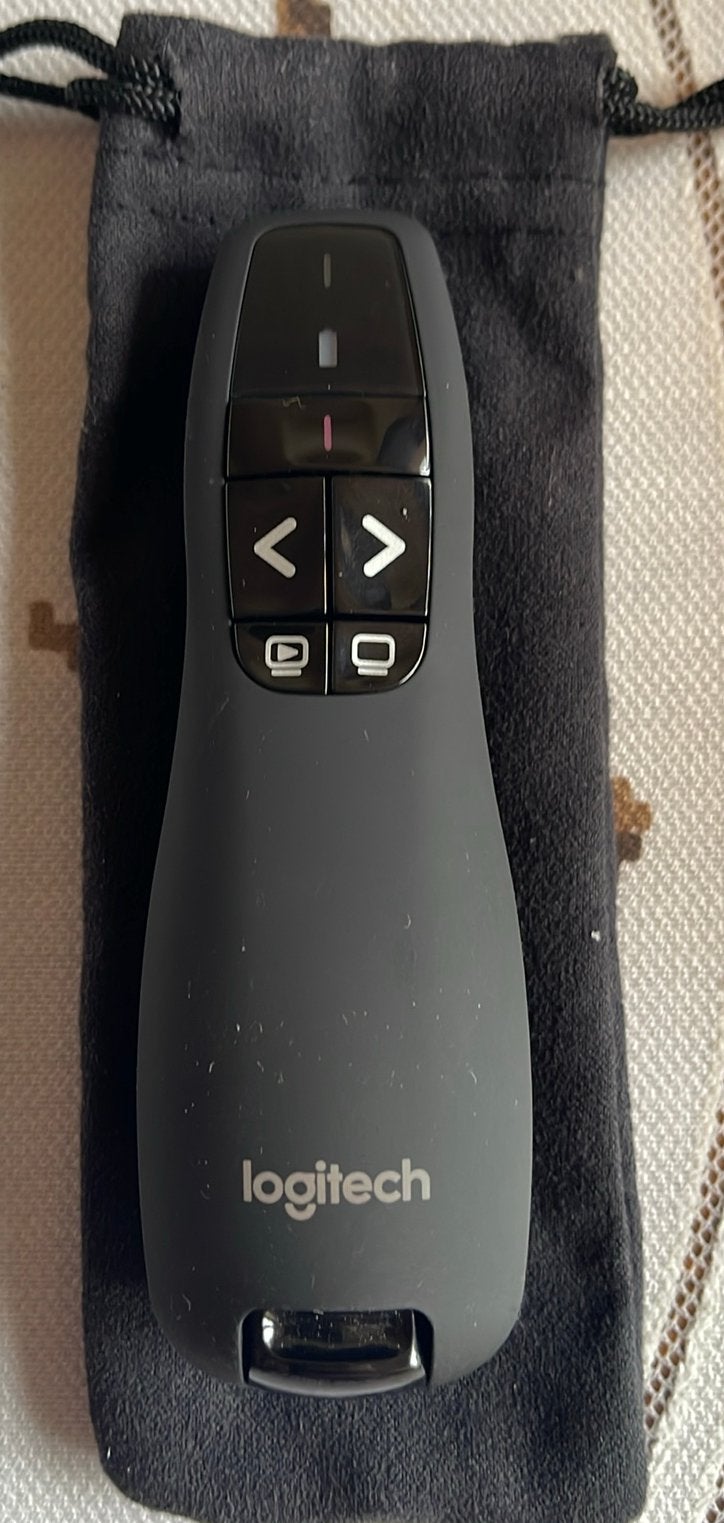 Télécommande de présentation sans fil Logitech R400+Pochette, Informatique & Logiciels, Pointeurs de présentation, Comme neuf