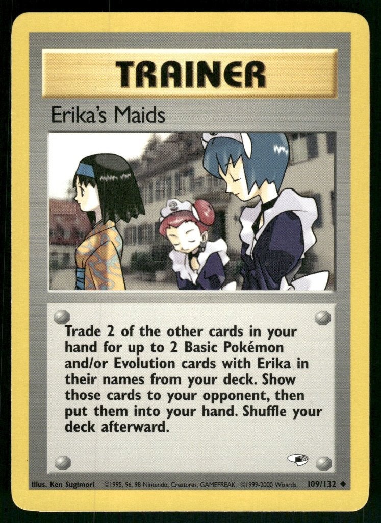 Erika's Maids 109/132 - Gym Heroes (NM), Envoi, Utilisé