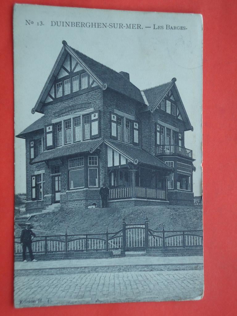 Knokke-Heist - Duinbergen Les Barges, Verzamelen, Ophalen of Verzenden, Voor 1920, Gelopen, West-Vlaanderen