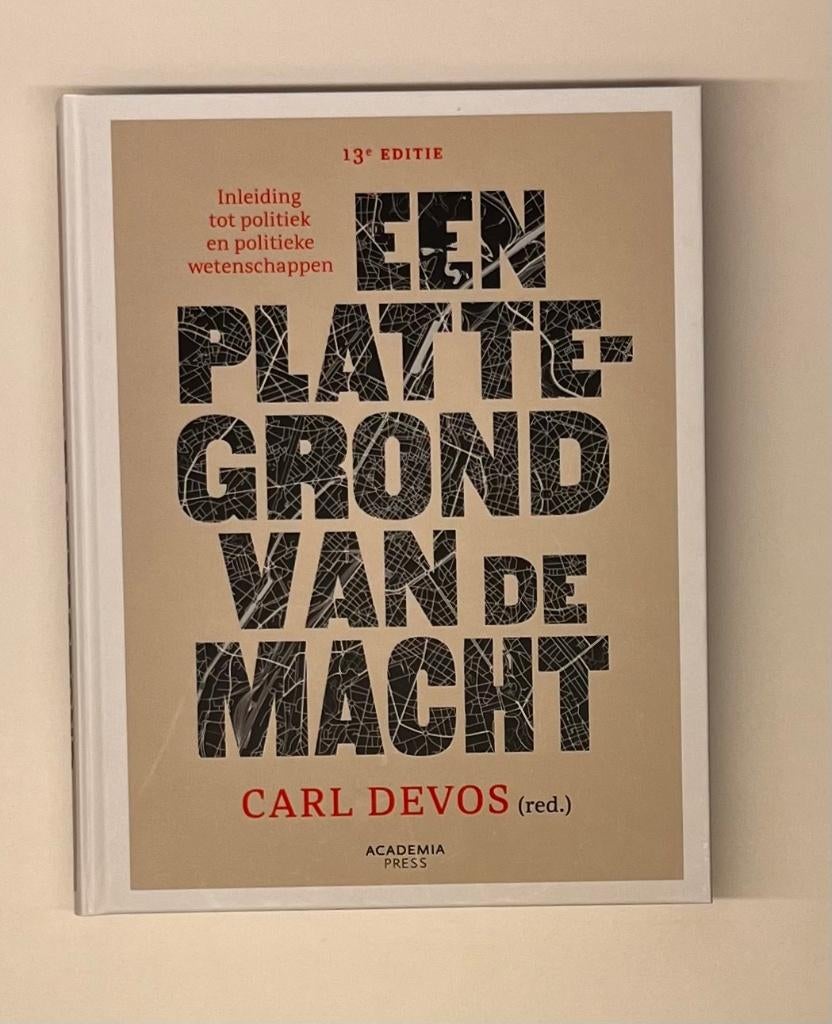 Een Plattegrond van de Macht (editie 2025) – Nieuw, Boeken, Studieboeken en Cursussen, Hoger Onderwijs, Academia Press, Nieuw
