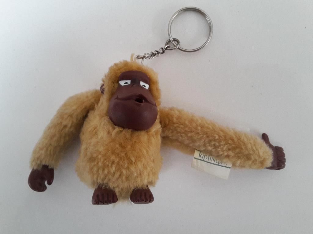 Vintage Kipling aap sleutelhanger, naam James, Ophalen of Verzenden, Gebruikt, Dier of Natuur