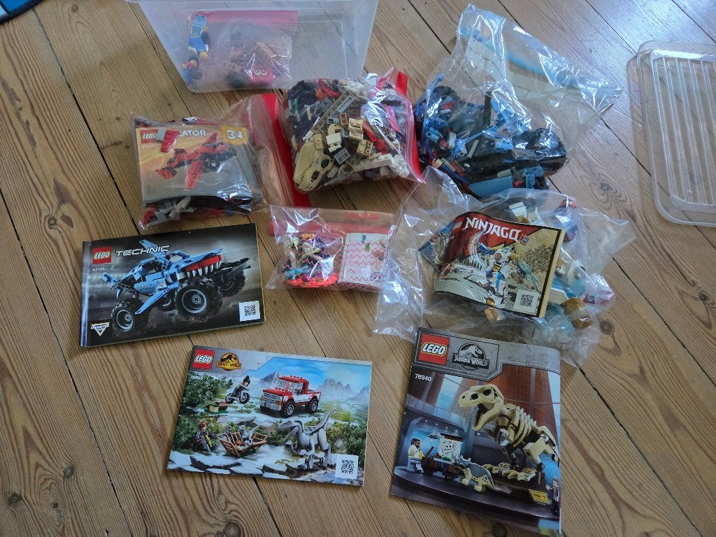 sets lego creator jurassic world technic ninjago, Compleet, Lego, Ophalen of Verzenden, Zo goed als nieuw
